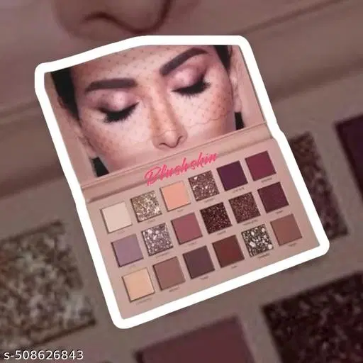 18 Color Eye Shadow Palette, Multicolor, Pack of 1