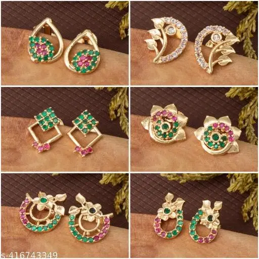 Combo Of Earrings/Studs/Bali For Women'S/Girls