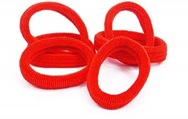 Hair Bands for Women & Girls, Pack of 50 (Red)
