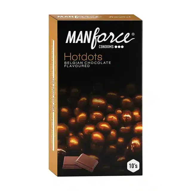 Manforce Extra Dotted Condoms, Pack of 10