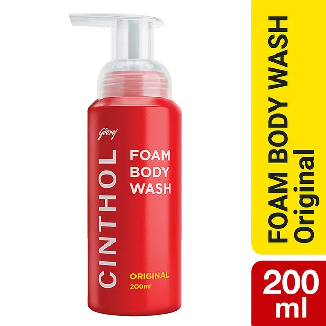 Cinthol Original Foam Body Wash 200 ml