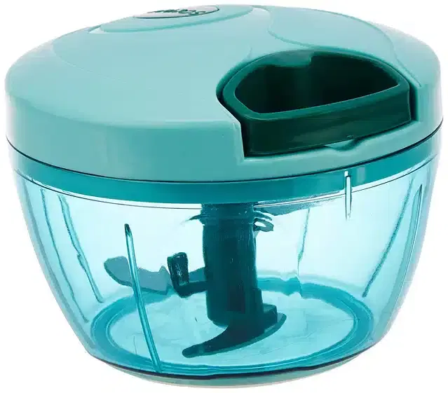 Manual Vegetable & Fruit Chopper, Blue