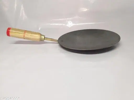 Cast Iron Tawa, Black