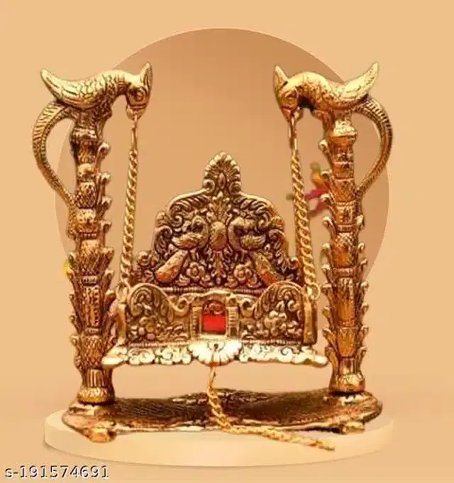 Brass Laddu Gopal Jhula, Gold