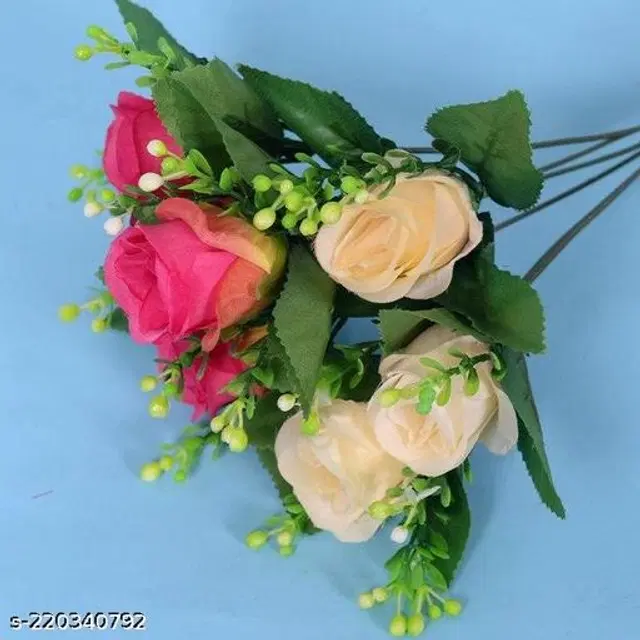 Plastic Artificial Flower, Multicolor