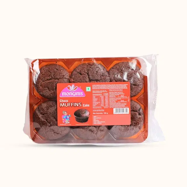 Monginis Chocolate Muffins (6 Pc) 180 g
