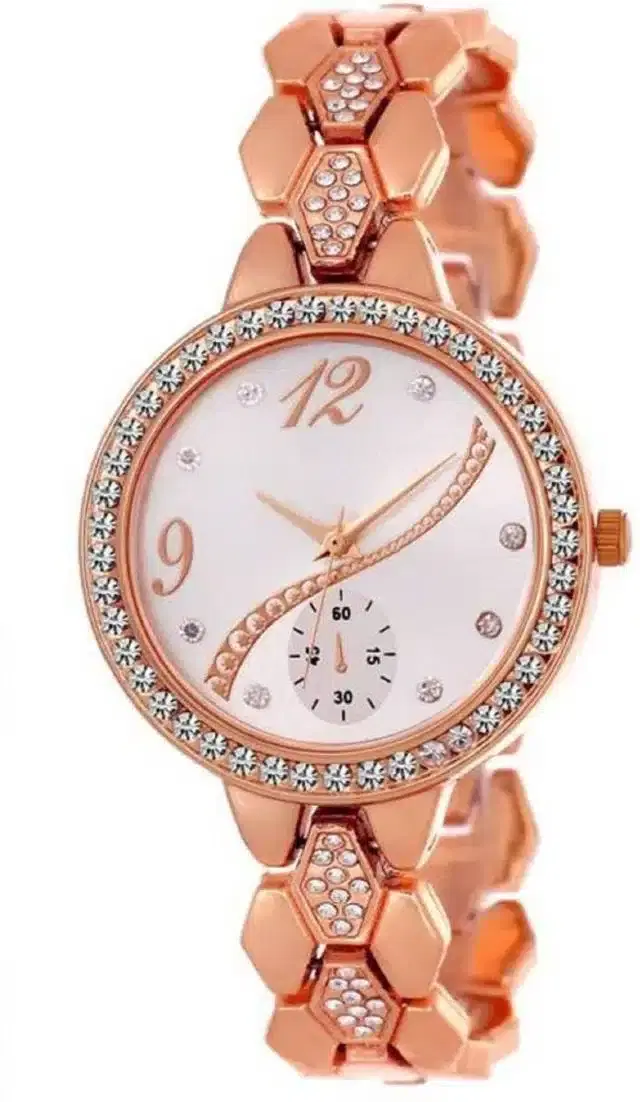 Analog Watches for Women (Rose Gold)