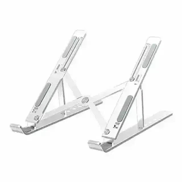 K Kudos Laptop Computer Tablet Stand 6 Angles Adjustable Aluminium Ergonomic Foldable Stand.