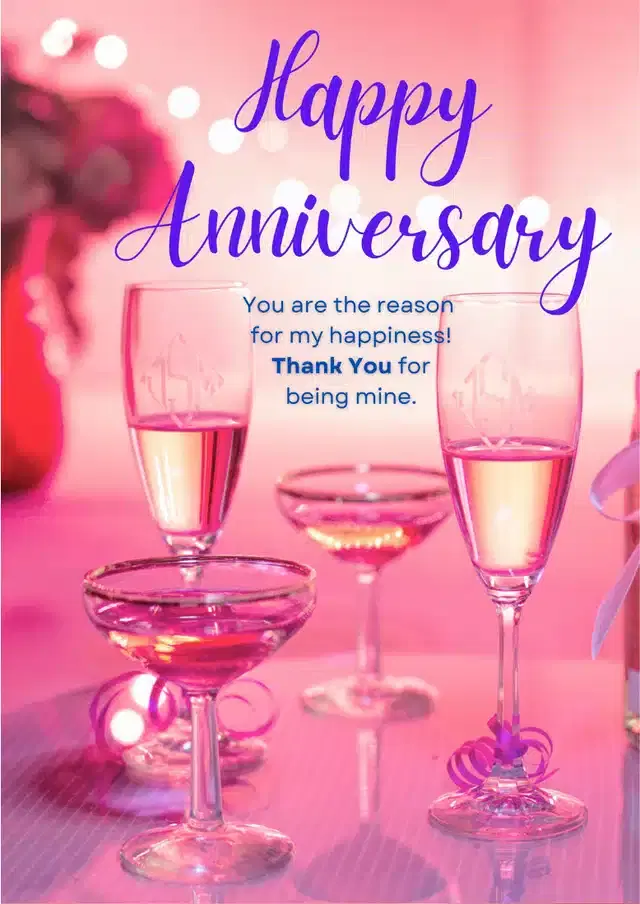Anniversary Greeting Cards, Multicolor