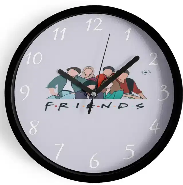 Analog Wall Clock for Home, Multicolor, 7 Inches