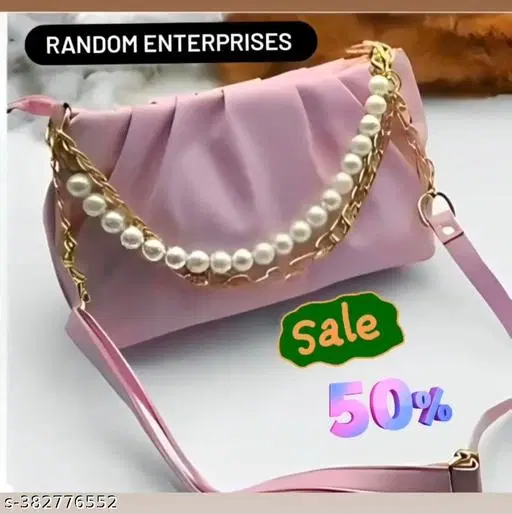 Crossbody Bags & Sling Bags for Women (Peach)