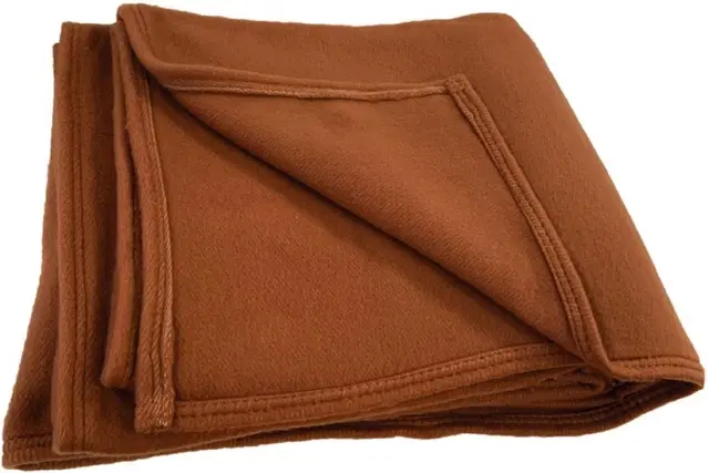 Fleece Blanket, Brown, 60x90 Inches