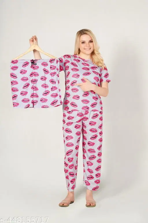 Pyjamas for Women (Multicolor, S)