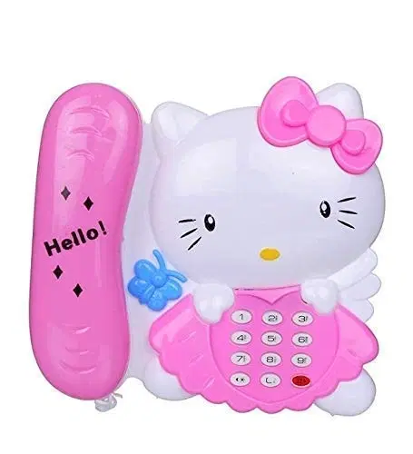 Hello Kitty Musical Phone for Kids (Multicolor, Battery not included)