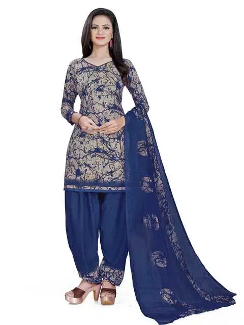 Sharda Creation Women's Dress Material (Multicolor) (SC66)