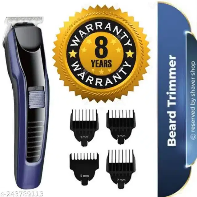 Rechargeable Trimmer for Men, Blue