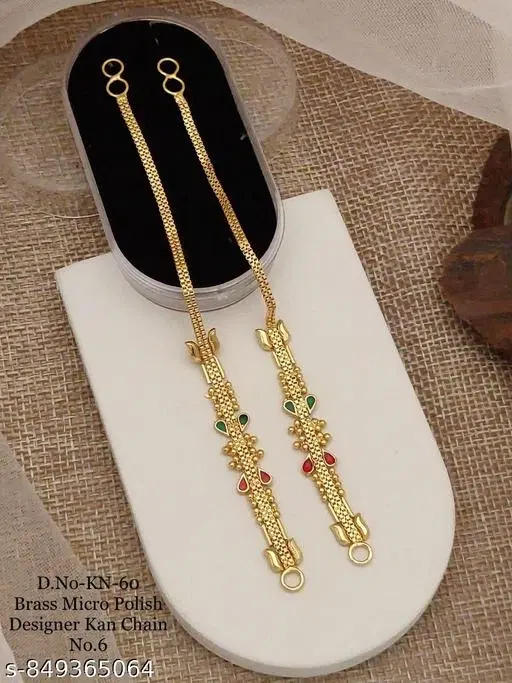 Stylish Studs for Women (Gold, Free Size)