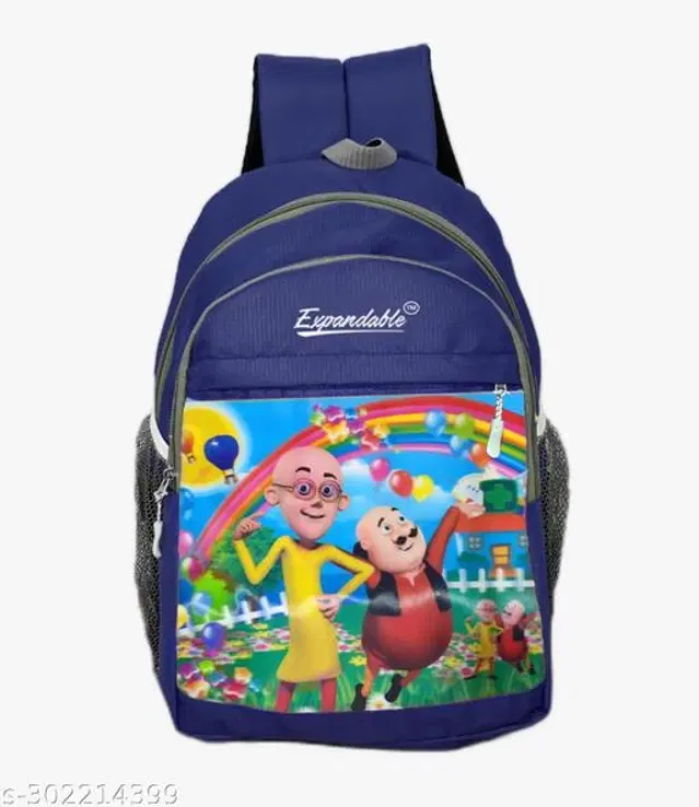Canvas Backpacks for Kids, Navy Blue, 30 L