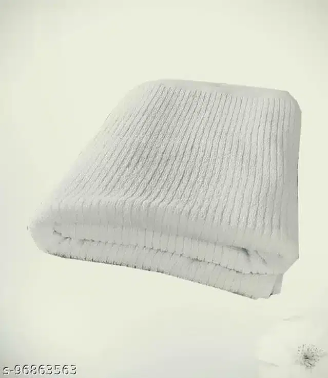 Cotton Bathing Towel, White