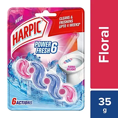 Harpic Hygienic Lavender Toilet Rim Block 26 g