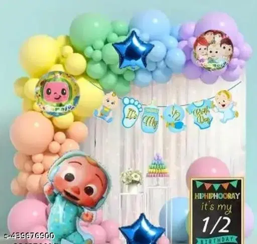 29 Pcs Balloons Decoration Kit, Multicolour, Set of 1