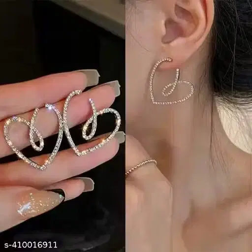 Womens Earrings & Studs Silver Alloy(Free Size)
