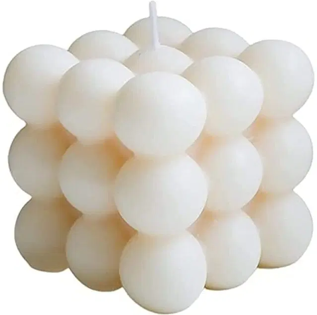 Handmade Bubble Candle, Multicolor, Pack of 1