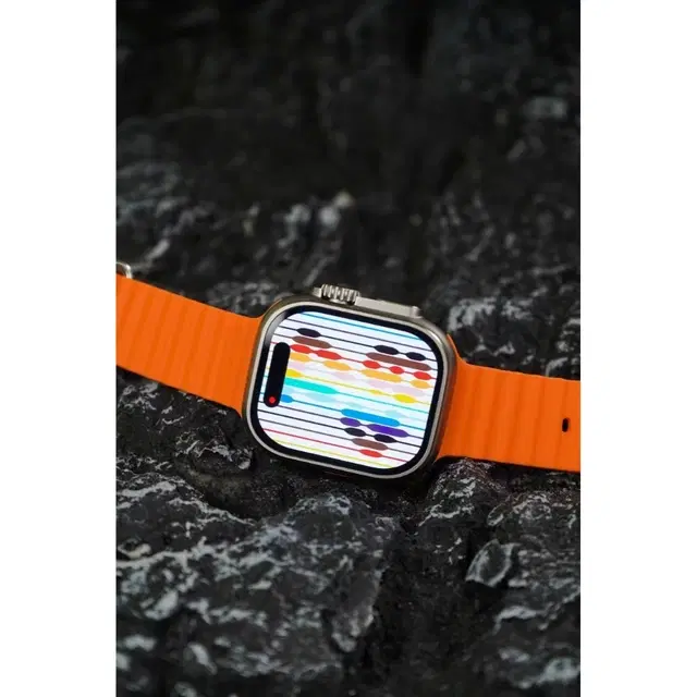Nylon Strap Smart S8 Ultra Smart Watch for Men & Women, Orange