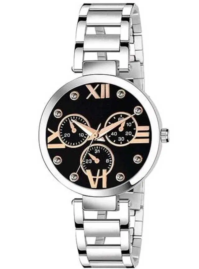 Analog Watch For Womens (Silver) (WS-185)