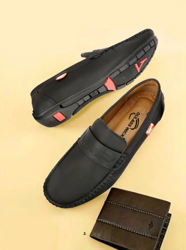 Derby Casual Shoes for Men (Black, 6)