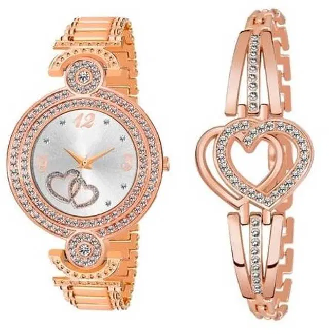 Analog Watch For Womens (Rose Gold) (WS-463)