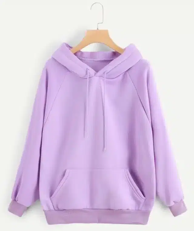 Women's Casual Sweatshirt Hoodie (Purple, M) (NB-38)