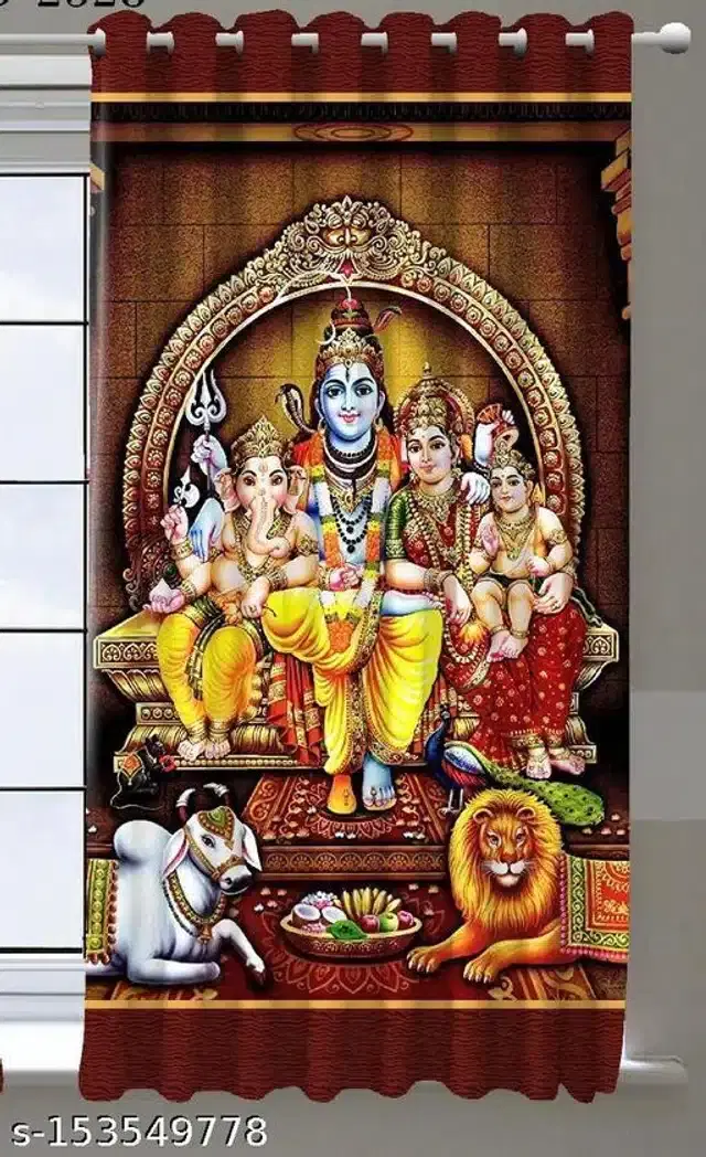 Curtains for Door, Multicolor, 5 Feet