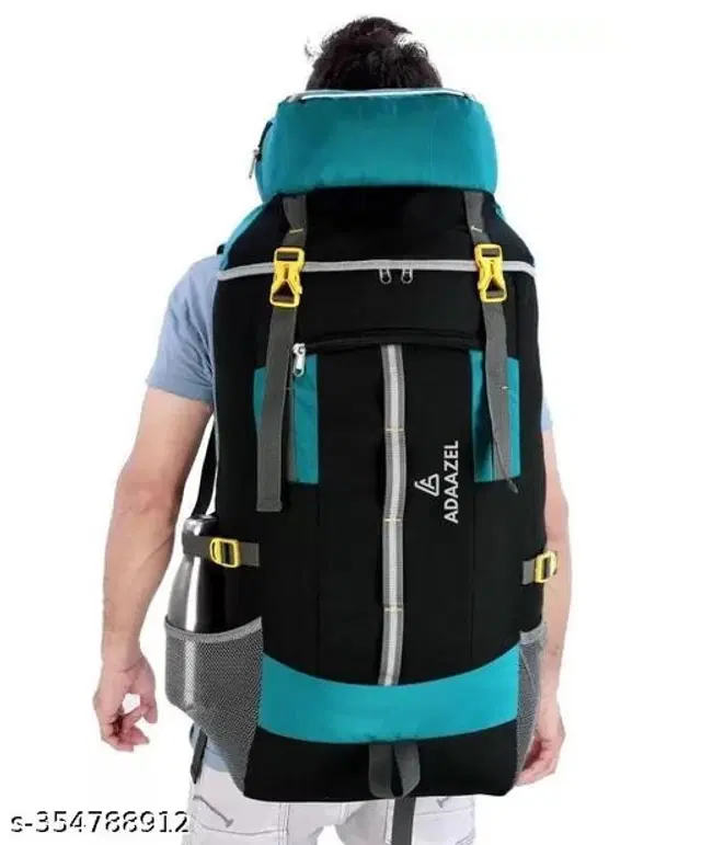 Hiking Backpack for Men & Women, Sea Green & Black