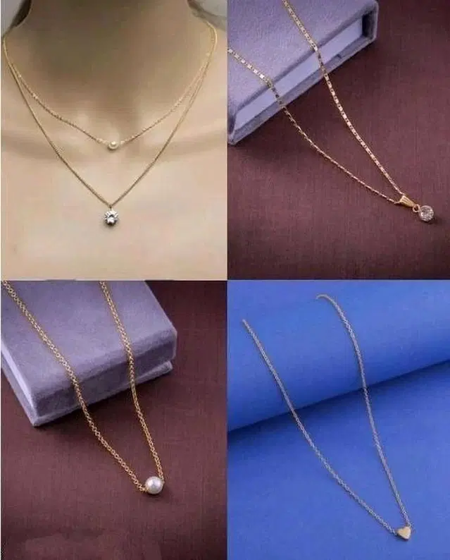 Chain for Women and Girls, Pack of 4