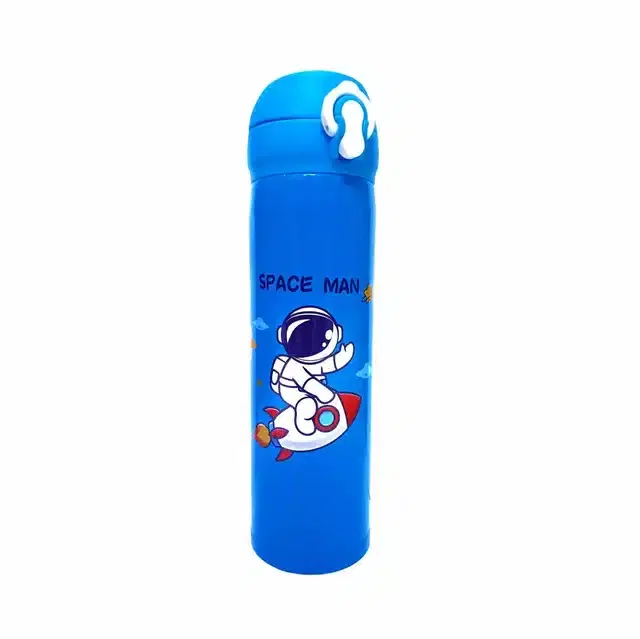 Space Man Water Bottle for Kids, Assorted, 500 ml