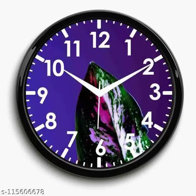 Designer Analog Wall Clock, Multicolor