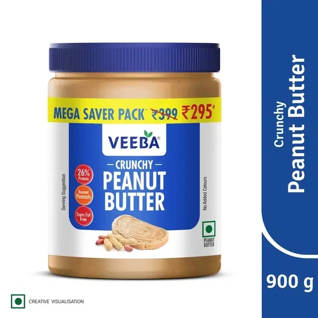 Veeba Creamy Peanut Butter 900 g