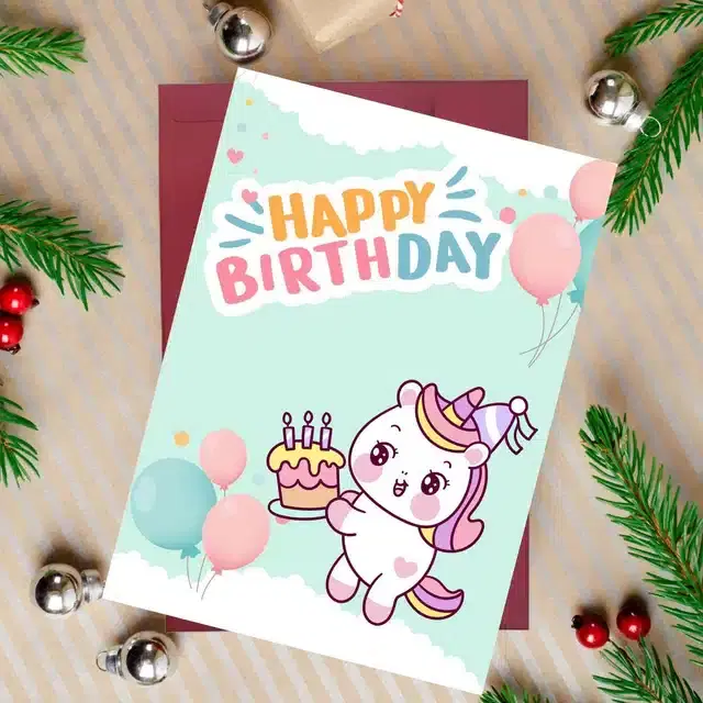 Birthday Greeting Cards, Multicolor