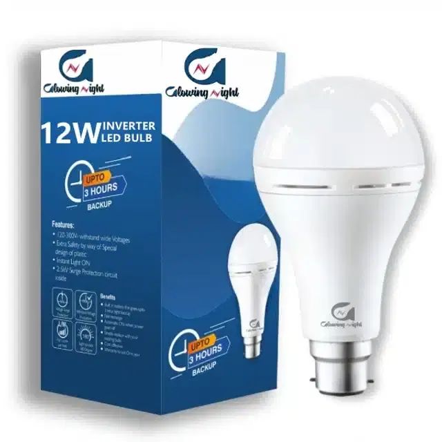 Polycarbonate LED Bulb, White, 12 W