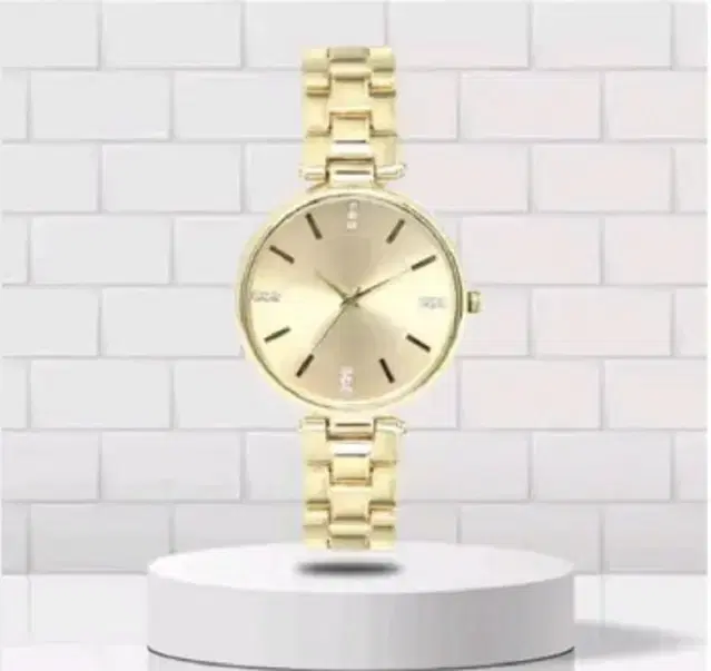 Analog Watch for Women (Gold)