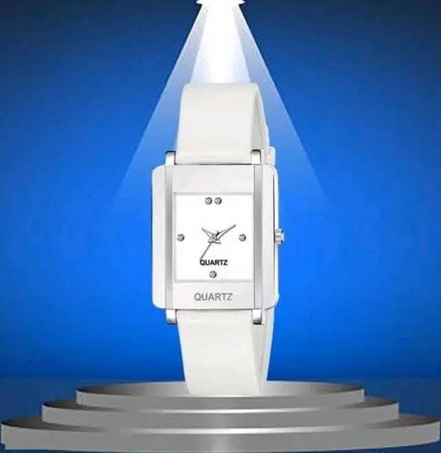 Analog Watch For Womens (White) (WS-25)