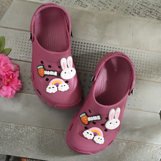 Clogs for Women (Pink, 5)