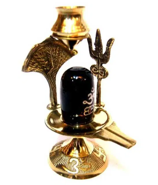 Brass Shivling Under Sheshnag, Te-17