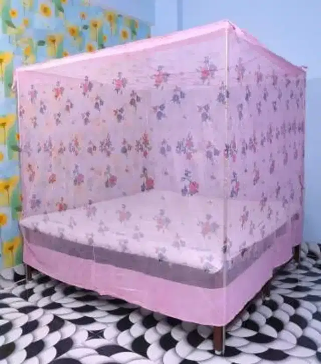 Mosquito Net, Pink, 4x6 Inches