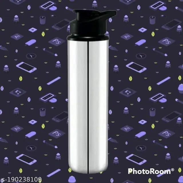 Stainless Steel Water Bottle, Silver, 1000 ml
