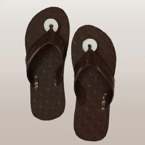 Flipflops for Men (Brown, 5)