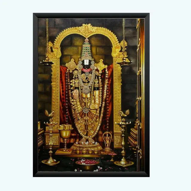 Polyester Photo Frame, Black, 5x7 inches