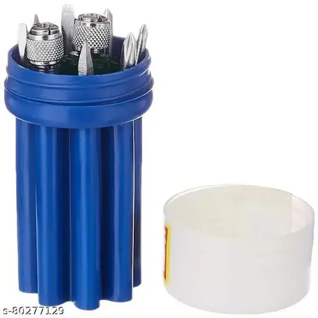 Screw Driver, Set of 8, Blue