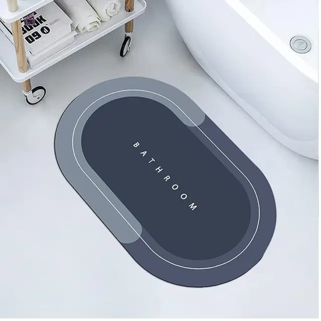 Rubber Anti Skid Mat for Bathroom, Multicolor, 40x60 cm